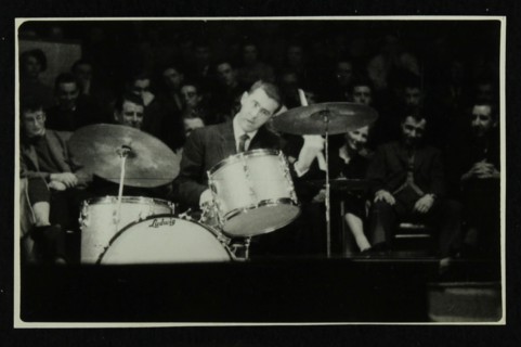 The Dave Brubeck Quartet in concert at Colston Hall, Bristol, 1958. Artist: Denis Williams