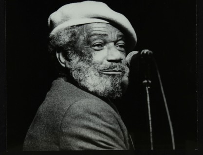 Slim Gaillard at the Forum Theatre, Hatfield, Hertfordshire, 1986. Artist: Denis Williams