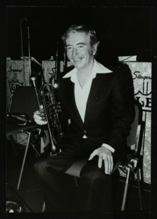 American jazz trumpeter Bill Berry. Artist: Denis Williams
