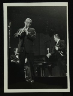 The Eddie Condon All Stars in concert, Colston Hall, Bristol, 1957. Artist: Denis Williams
