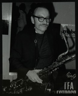 American baritone saxophonist Pepper Adams at the Newport Jazz Festival, Middlesbrough, July 1978. Artist: Denis Williams