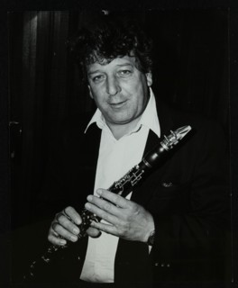 Clarinetist John Denman at the Bass Clef, London, 1985. Artist: Denis Williams
