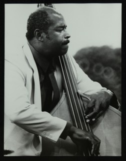 Bassist Eddie Jones playing at the Capital Radio Jazz Festival, Knebworth, Hertfordshire, 1982. Artist: Denis Williams