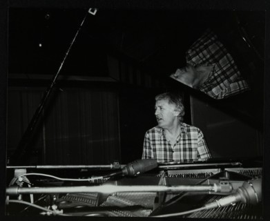 Brian Dee on the piano, Lansdowne Studios, Holland Park, London, 1989. Artist: Denis Williams