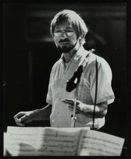 Michael Garrick at Berkhamsted Civic Centre, 1985. Artist: Denis Williams