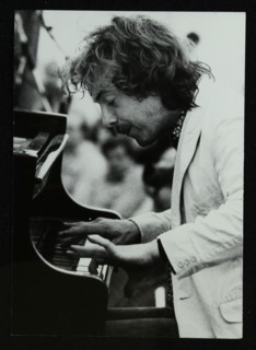 Pianist Veryan Weston playing at Bracknell, Berkshire, 1983. Artist: Denis Williams