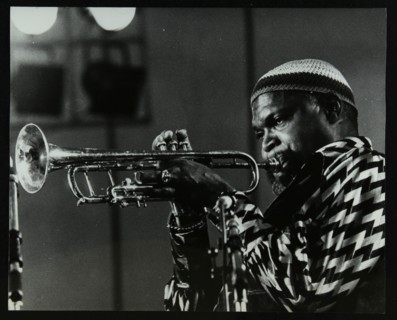 American trumpeter Ted Curson playing at the Bracknell Jazz Festival, Berkshire, 1983. Artist: Denis Williams