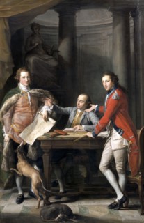 'Sir Watkin Williams Wynn, Thomas Apperley, and Captain Edward Hamilton', 1768-72 Artist: Pompeo Batoni.
