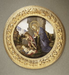 'Virgin adoring the child with the young St John the Baptist', late 15th century. Artist: Sandro Botticelli.