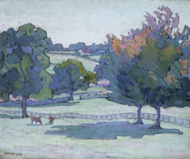 'Maples at Cuckfield, Sussex', 1914. Artist: Robert Polhill Bevan.