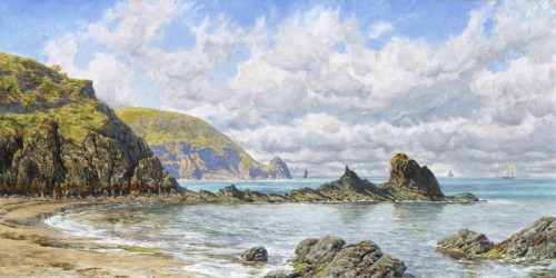 'Forest Cove, Cardigan Bay', 1883. Artist: John Brett