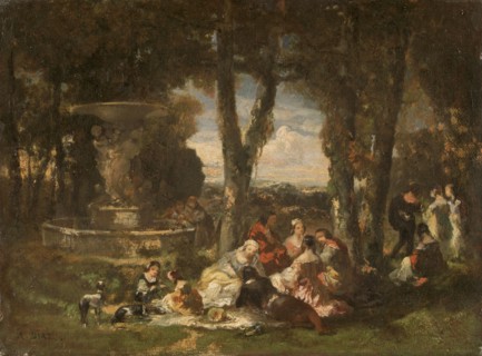 'Fete Champetre', 19th century. Artist: Narcisse Virgile Diaz de la Pena.