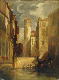 'Venetian scene', 1832-1845. Artist: William James Muller.