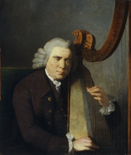 'The Blind Harpist, John Parry', (1710-1782), 1775-91. Artist: William Parry