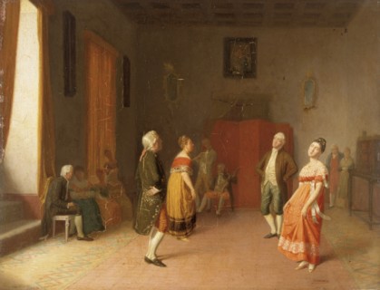 'The dance', c1871. Artist: Dioscoro Teofilo de la Puebla y Tolin