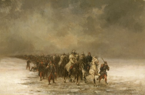'The Retreat', c1871. Artist: Louis Eugene Benassit