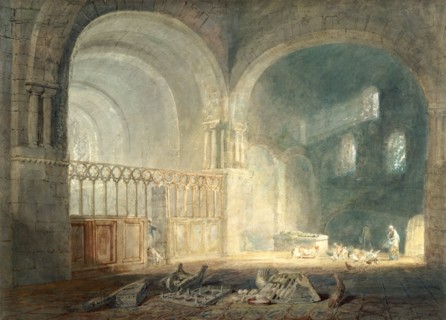 'Transept of Ewenny Priory, Glamorganshire', 1797. Artist: JMW Turner.