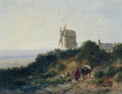 'The road to the mill', 1849. Artist: David Cox the elder.