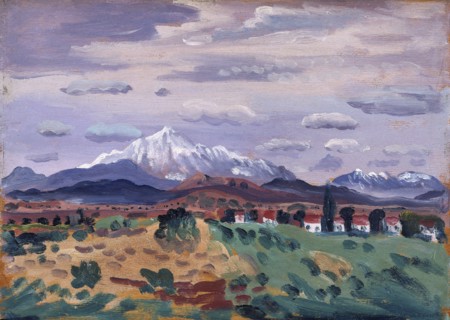 'Canigou in snow', 1908-1914. Artist: James Dickson Innes