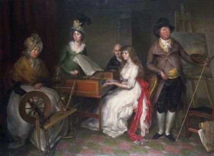 'Thomas Jones, (1742-1803) and his family', 1797. Creator: Francesco Renaldi.