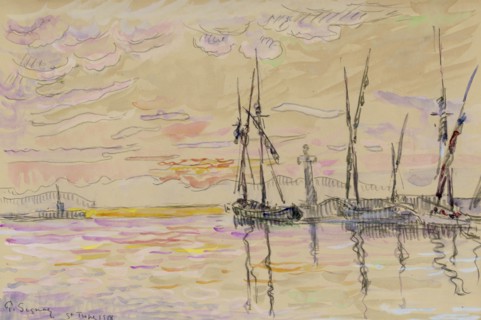 'St Tropez', 1918. Artist: Paul Signac.