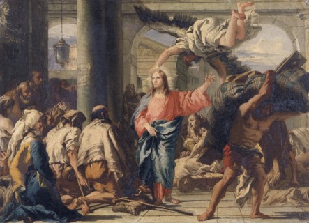 'Christ at the pool of Bethesda', 1780. Artist: Giovanni Domenico Tiepolo.