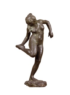 'Dancer looking at the sole of her right foot', c1890. Artist: Edgar Degas.