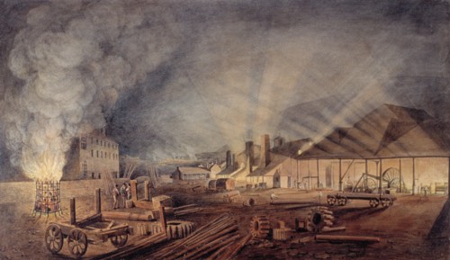 'Rolling Mills', 1819. Artist: Thomas Horner.