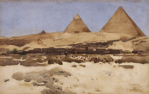 'Pyramids', 1881. Artist: Arthur Melville