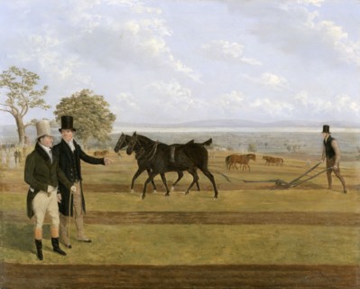 'Sir Charles Morgan, (1760-1846) at the Castleton ploughing competition', 1845. Artist: James Flewitt Mullock