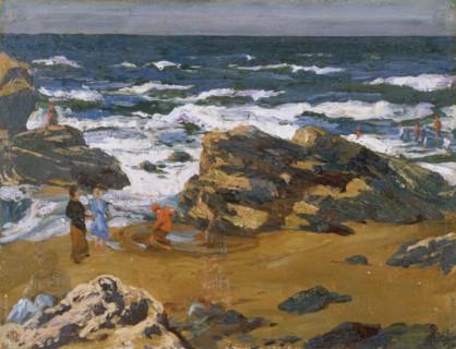 'Llangranog, a fresh morning', 1893-1934. Artist: Christopher Williams