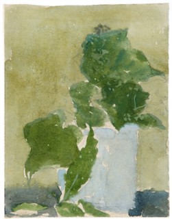 'Lilies of the valley in jug', 1896-1939. Artist: Gwendolen Mary John
