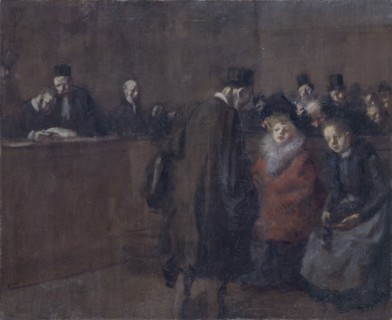 'The law court (Scene de tribunal)', 1910. Artist: Jean Louis Forain.