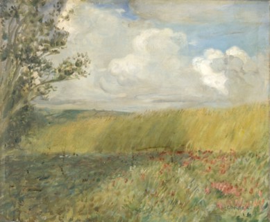 'The cornfield', 1888-1909. Creator: Charles Conder.