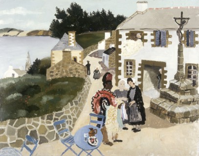 'The rug seller, Treboul', 1930. Artist: Christopher Wood