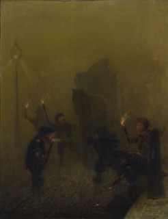 'A London fog', 1840-1894. Artist: Charles Albert Ludovici