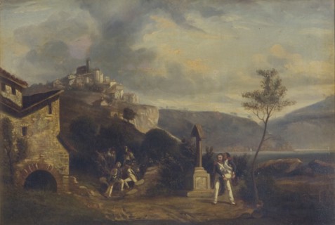 'An incident in the Napoleonic Wars', 1830-1882. Artist: Thomas Jones Barker.
