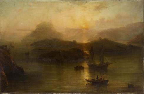 'Wicklow Head and Blackrock Castle', 1827-1883. Artist: Alfred Clint