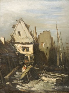 'The Norman Port', 1823-1886. Artist: Eugene Isabey.