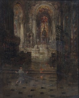 'Cathedral Interior', 1855-1906. Artist: Sir Wyke Bayliss