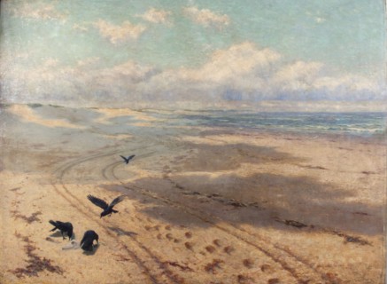 'Newton sands', 1889. Artist: Herbert Charles Sheppard