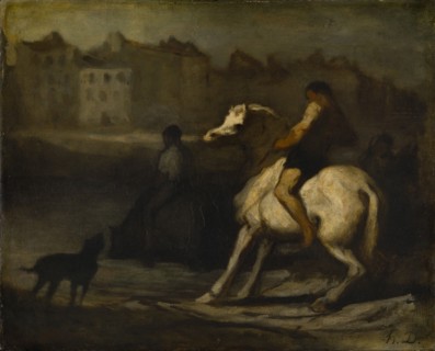 'The watering place', 1828-1879. Artist: Honore Daumier.