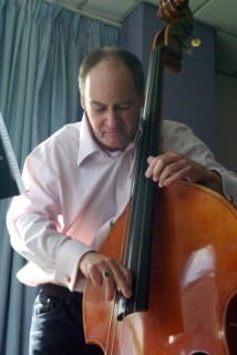 Mario Castronari, bassist and composer, Hawth Theatre, Crawley, West Sussex, 2010. Artist: Brian O'Connor.