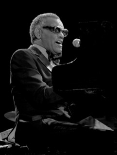 Ray Charles, Knebworth, 1982.  Artist: Brian O'Connor.