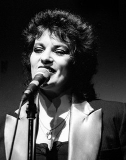 Dana Gillespie, Barry Cryer Centre, Carshalton, 1991.  Artist: Brian O'Connor.