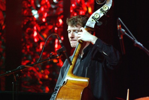 Aidan O'Donnell, jazz musician, Brecon, 2000.  Artist: Brian O'Connor.