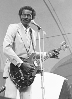 Chuck Berry, Capital Jazz, Alexandra Palace, London, 1979. Artist: Brian O'Connor.