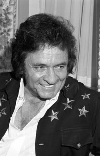 Johnny Cash, Grosvenor Park Hotel, London, 1979.   Artist: Brian O'Connor.