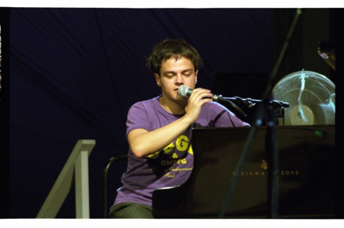 Jamie Cullum, Brecon, 2003.   Artist: Brian O'Connor.