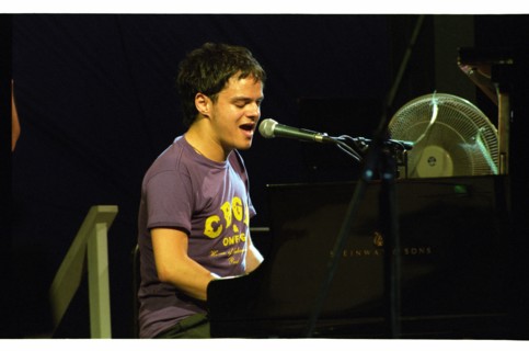 Jamie Cullum, Brecon, 2003.   Artist: Brian O'Connor.